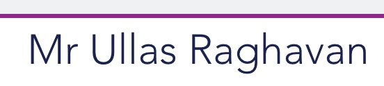 visit Mr Ullas Raghavan is a Consultant Facial Cosmetic Surgeon 